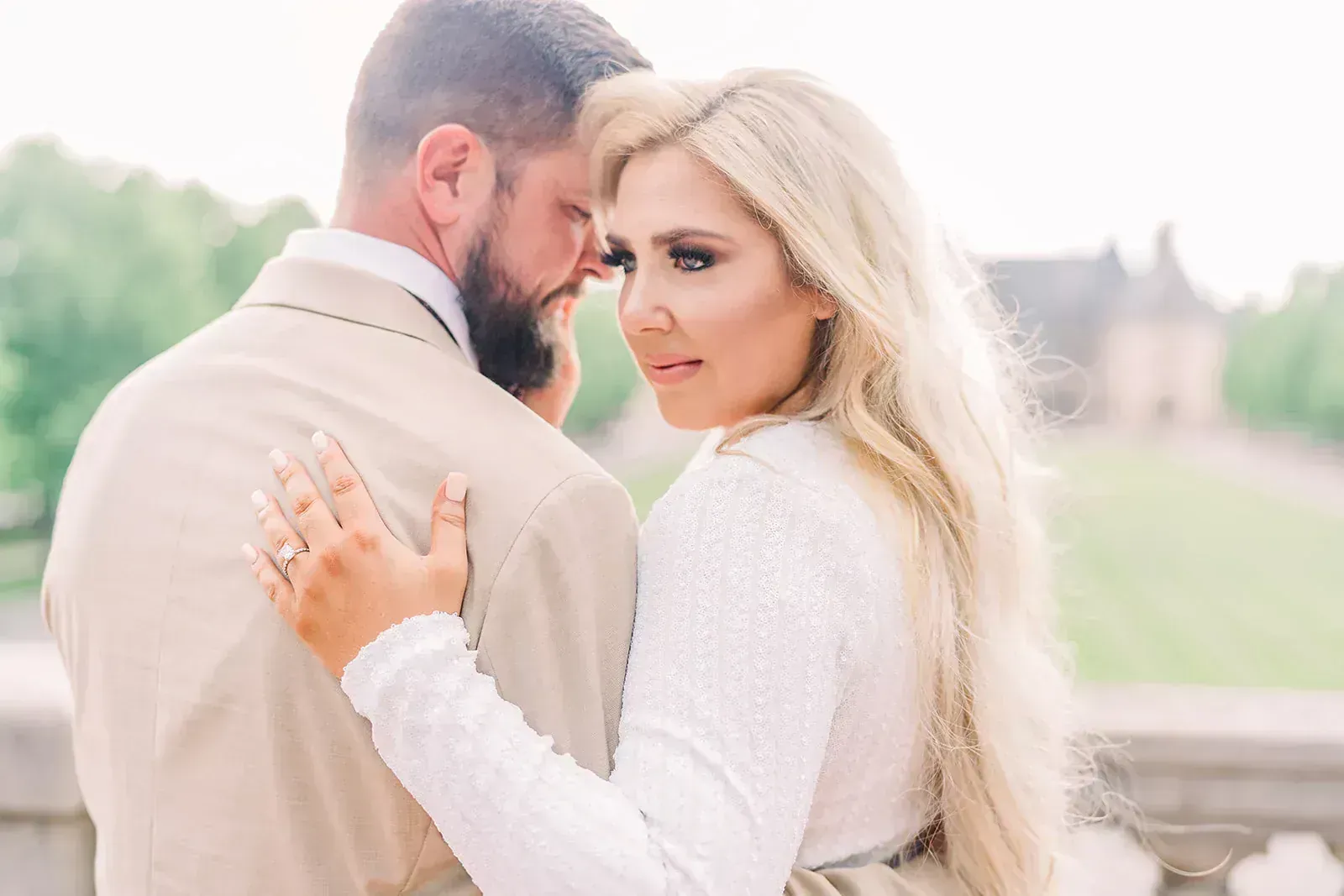 Engagement session portrait Texas Hill Country